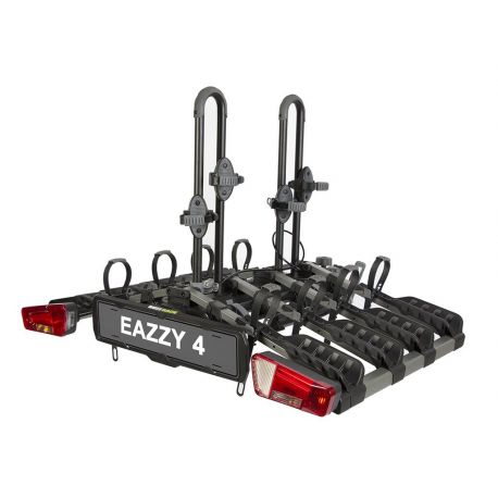 EAZZY BUZZRACK 4-es dönthető, zárható kerékpárszállító vonóhorogra